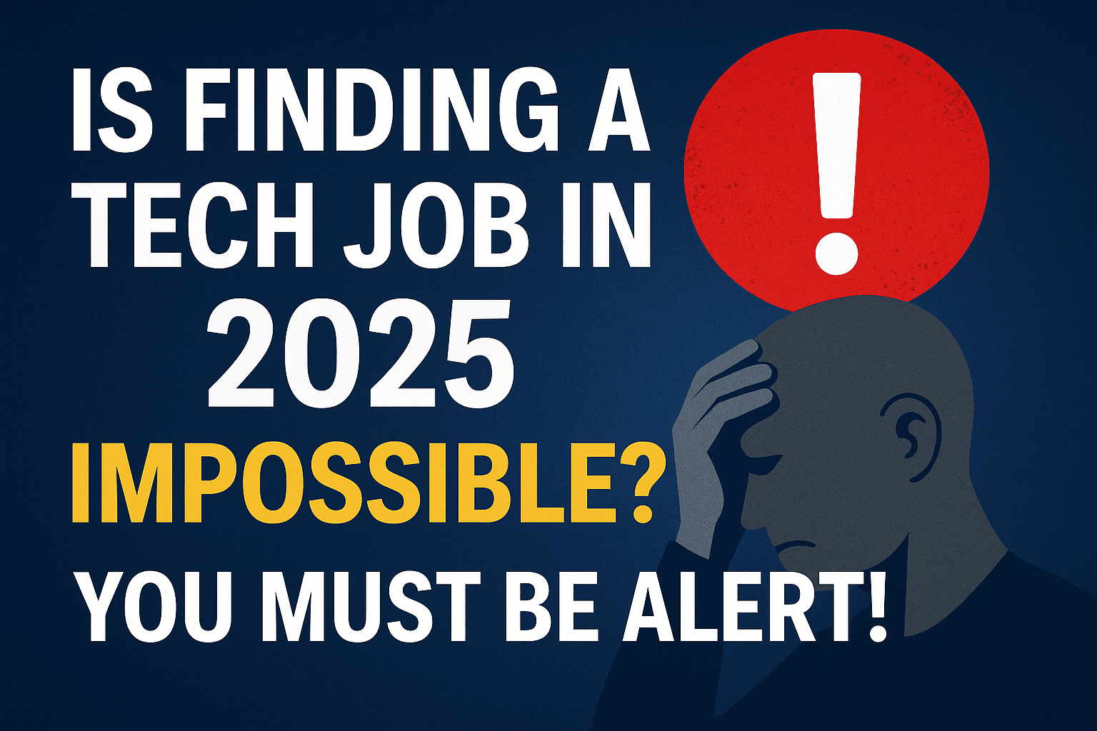 Is Finding a Tech Job in 2025 Impossible? You Must Be Alert!